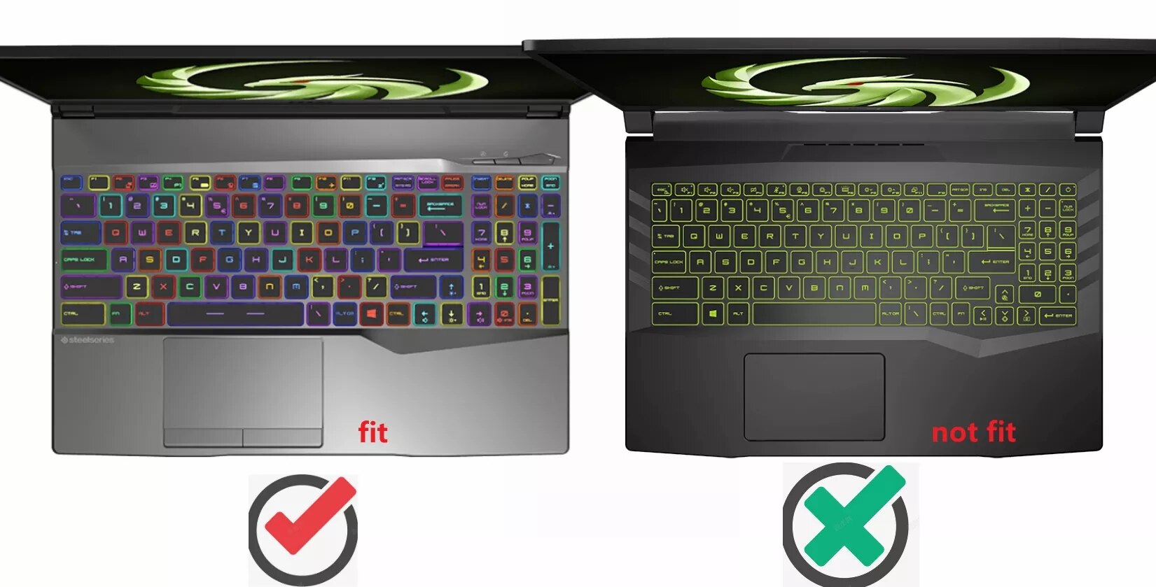 Voor Msi Alpha 15 15.6 ''/Msi Alpha 17 17.3 Inch Gaming Laptop Siliconen Toetsenbord Cover Skin Protector Film stofdicht