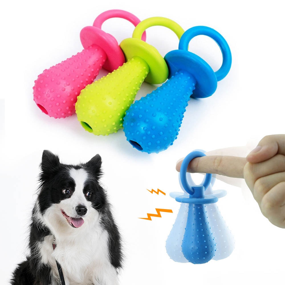 1pcs Trumpet Pet Toy Ball Molar Toy Random Color Durable Bite Resistant Interactive Taravel Portable Dog Toy Pet Supplies