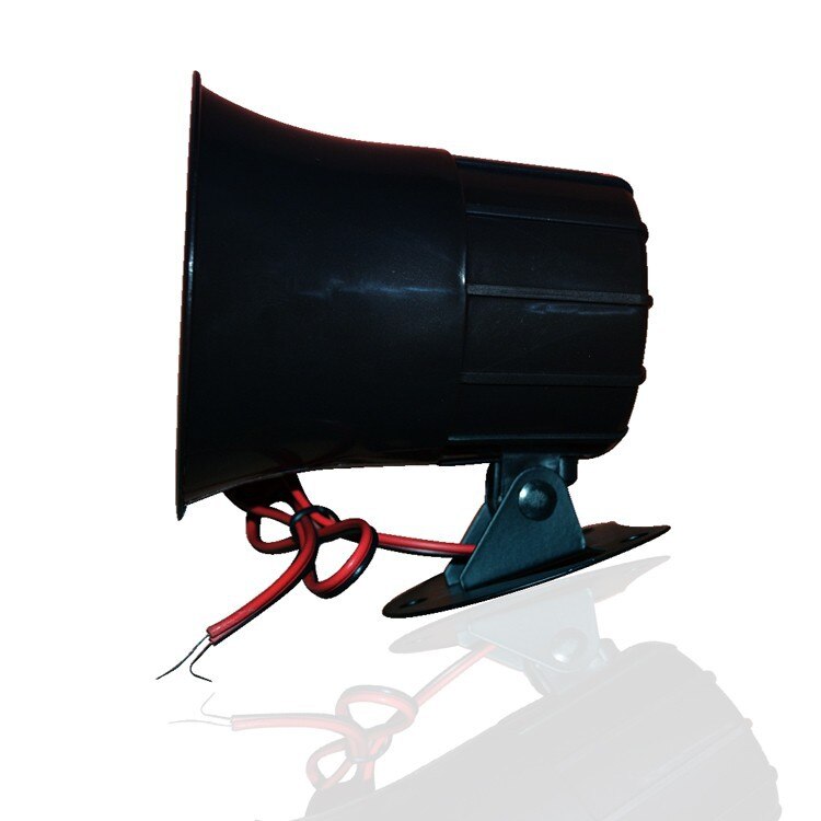 2pcs/Lot 15W DC12V Wired Loud Alarm Siren Horn Outdoor Horn Waterproof Car Alarm Siren Horn Piezo Siren/ Electronical Siren Horn