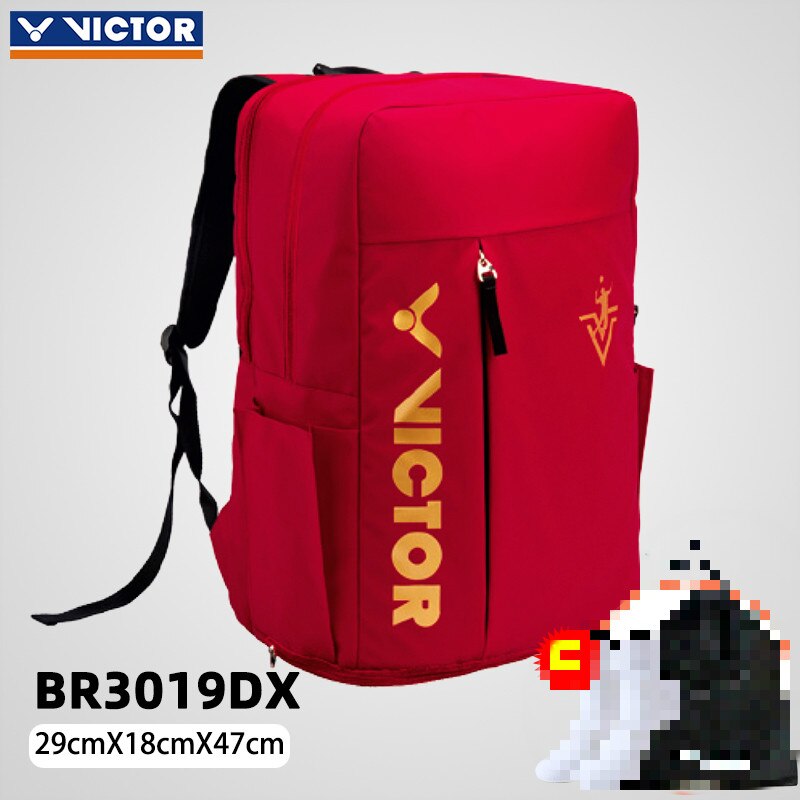 Original VICTOR Badminton racket Bag Backpack Men and Women Victor Waterproof Sports Bag BR3009 with