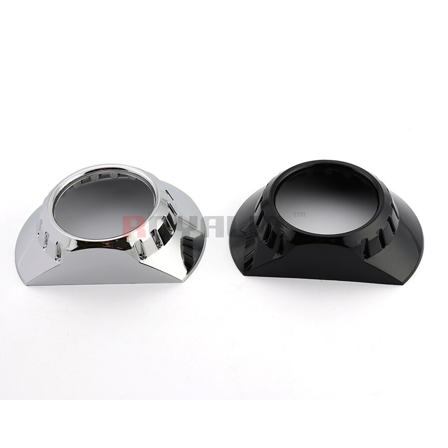 Royalin bi xenon projektor linse svøb zkm til bmw  e46 parkering bil styling forlygter varmebestandig dekorationsmaske auto lampe cover