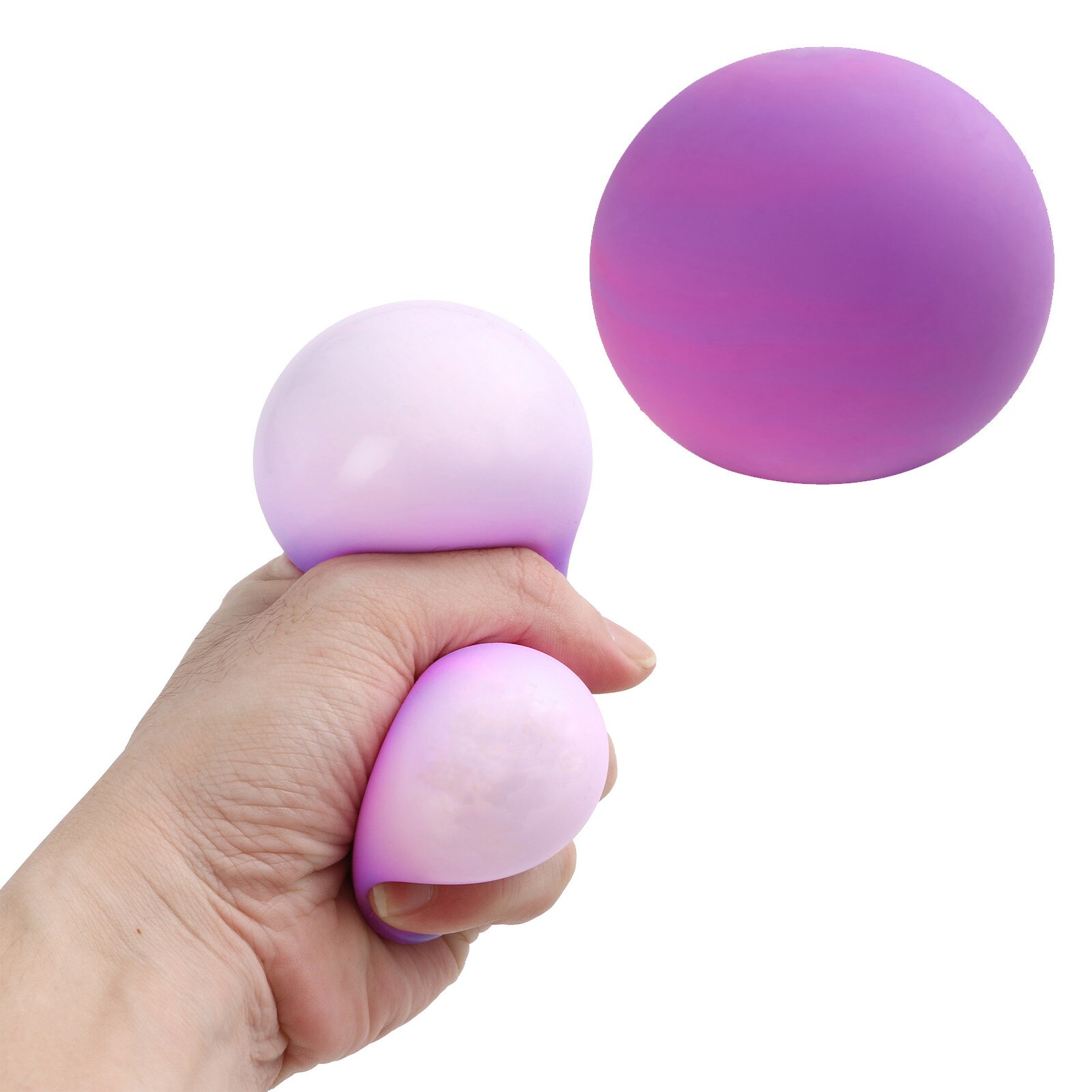 betonen Linderung Quetschen Bälle Kreative Bunte Weiche Neuheit Hand Griff Druck Ball Kawaii Quetschen Spielzeug für freundlicher und Erwachsene