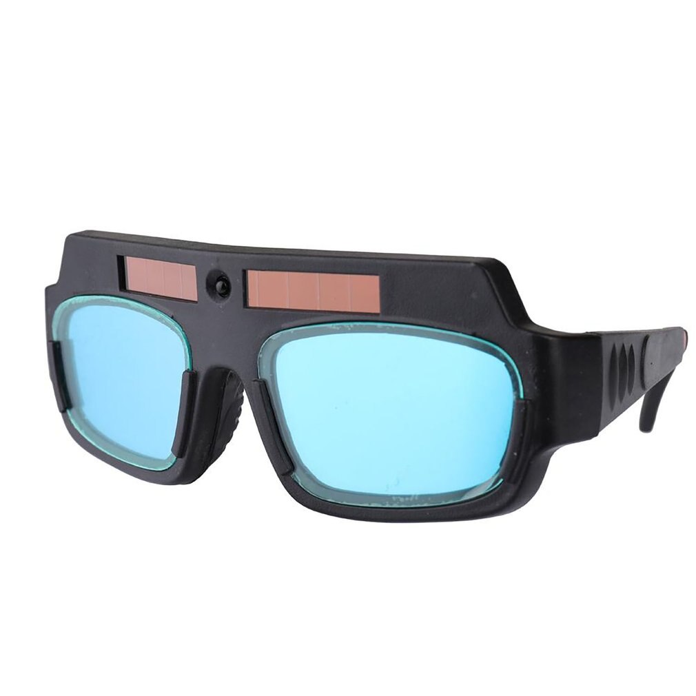 Solar Automatic Dual Frequency Dimming Welding Glasses Anti-Glare Goggles Argon Arc Welding Glasses Split Lens