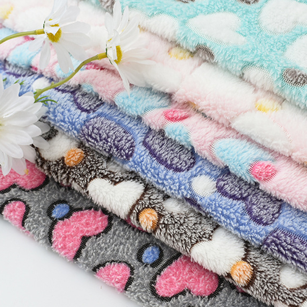 Soft Fleece Pet Mat Deken Klein Dier Cavia Hamster Bed Huis Winter Warm Eekhoorn Egel Konijn Chinchilla Mat Nest