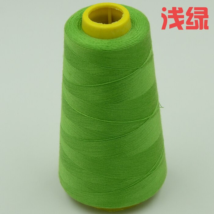 19 different colors handmade thread 2300 yards each as DIY sewing thread kit for hand machine DIY thread: light green
