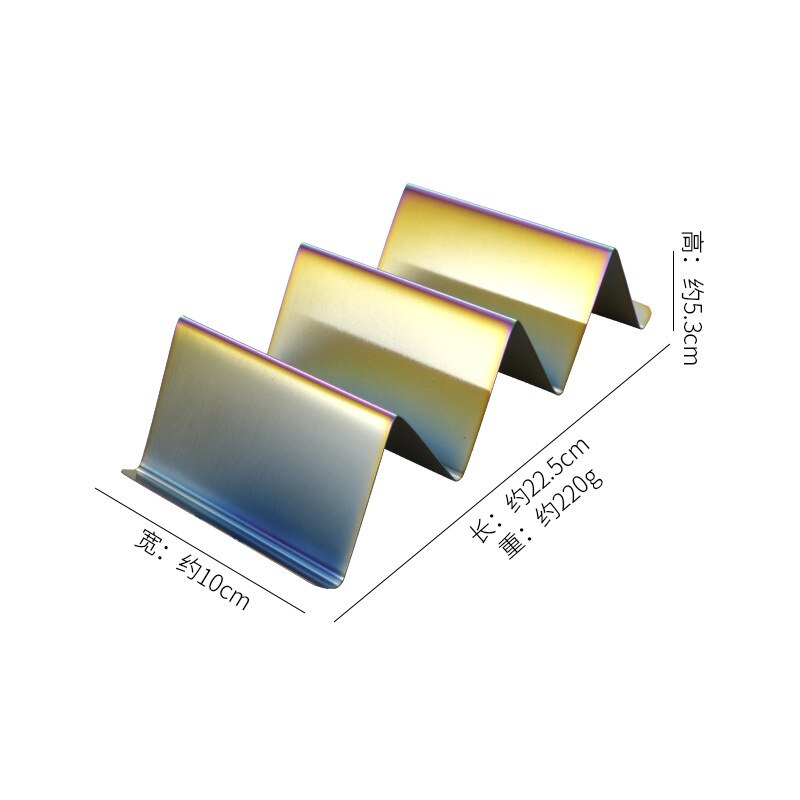 Evhooe Taco Holder Stainless Steel Thin Pancake Stand Rack - View #7