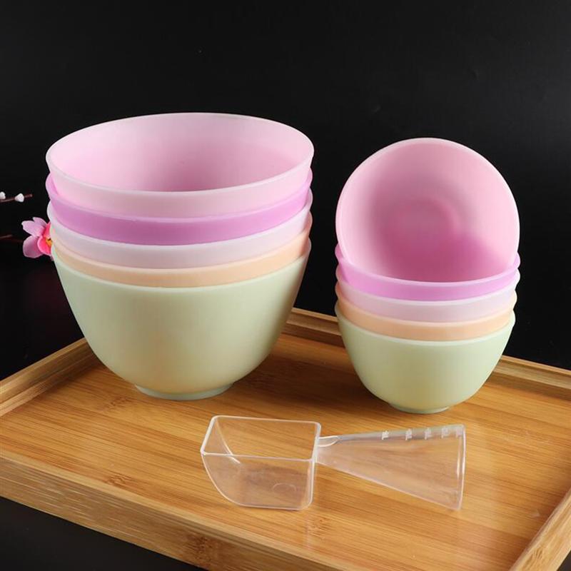 12,5 X8cm/10,5 X7cm/8X5cm Geruchlos Anti-Tropfen Silikon Schüssel Gesichts Maske Mischen Vorbereitung Sauerei Salz Soße zucker Butter Dressing Schüssel