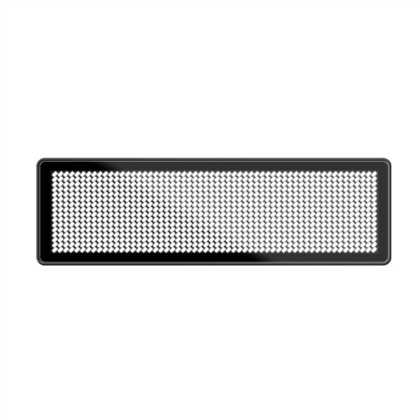 Programmeerbaar LED-naamplaatje met USB-programmering