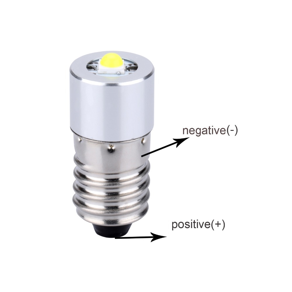 E10 LED Upgrade Flashlight Bulb 0.5W 1W Emergency Light Bulbs 3V 4.5V 6V C/D Cell Replace Flashlight Torches Bulb