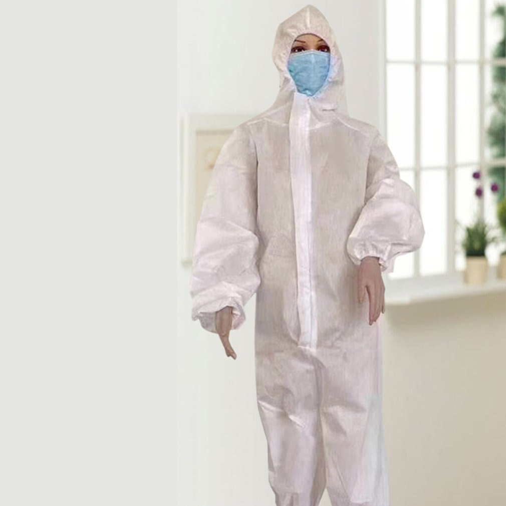 Isolatie Kleding/Beschermende Kleding Wegwerp Sms Witte Isolatie Kleding Stofdicht Antistatische Jumpsuit 1 Set