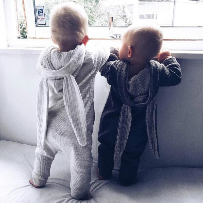 Ins kinderen pasgeboren baby siamese kleding Harlan romper baby kimono herfst en winter