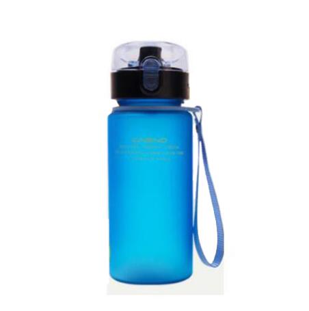 400ml 560 bicicleta ml botella de agua libre de BPA a prueba de fugas deportes botella de agua de botellas portátiles, para excursión, senderismo: Blue 400ml