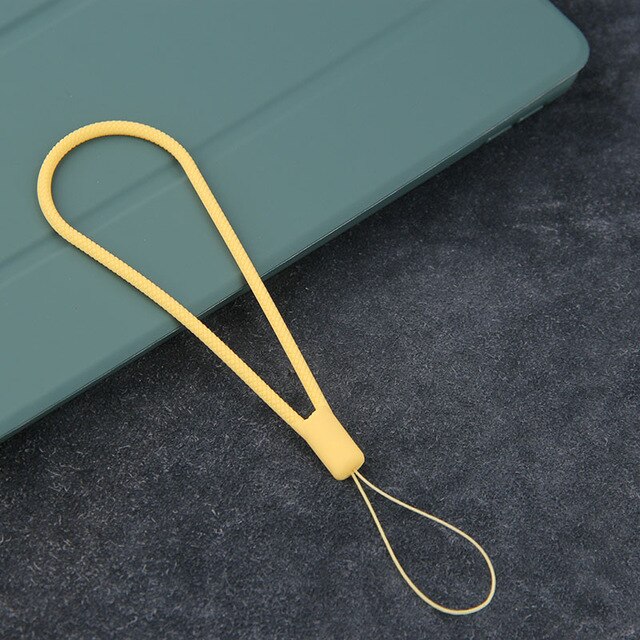 Hand Wrist Lanyard Strap String for Phone case USB Flash Drives Keys Keychains ID Name Tag Badge Holders matching phone case: yellow