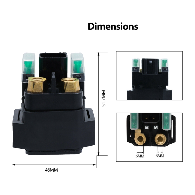 Starter Relay Solenoid for SUZUKI VZ800 VZ800Z MARAUDER 1997 Motorcycle 31800-21E20