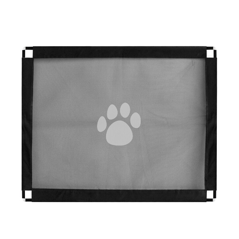 Puerta de perro para interior para puertas, guardia segura plegable para puerta de Mascota, malla de aislamiento extraancho alto para perros pequeños: Default Title