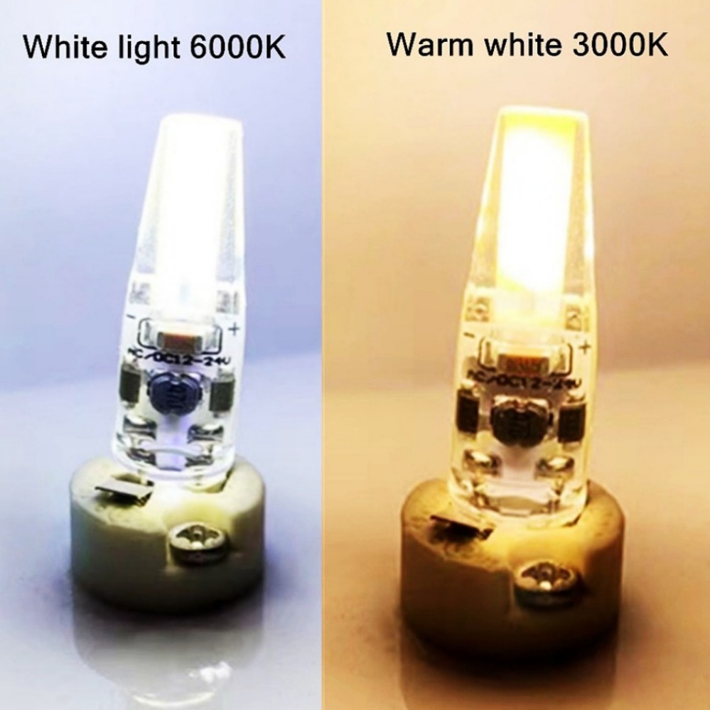 10 Stück super helle g4 LED Cob Lampe 6W Glühbirne AC DC 12V 220V Kerzenlichter ersetzen 30W 40W Halogen für Kronleuchter Scheinwerfer