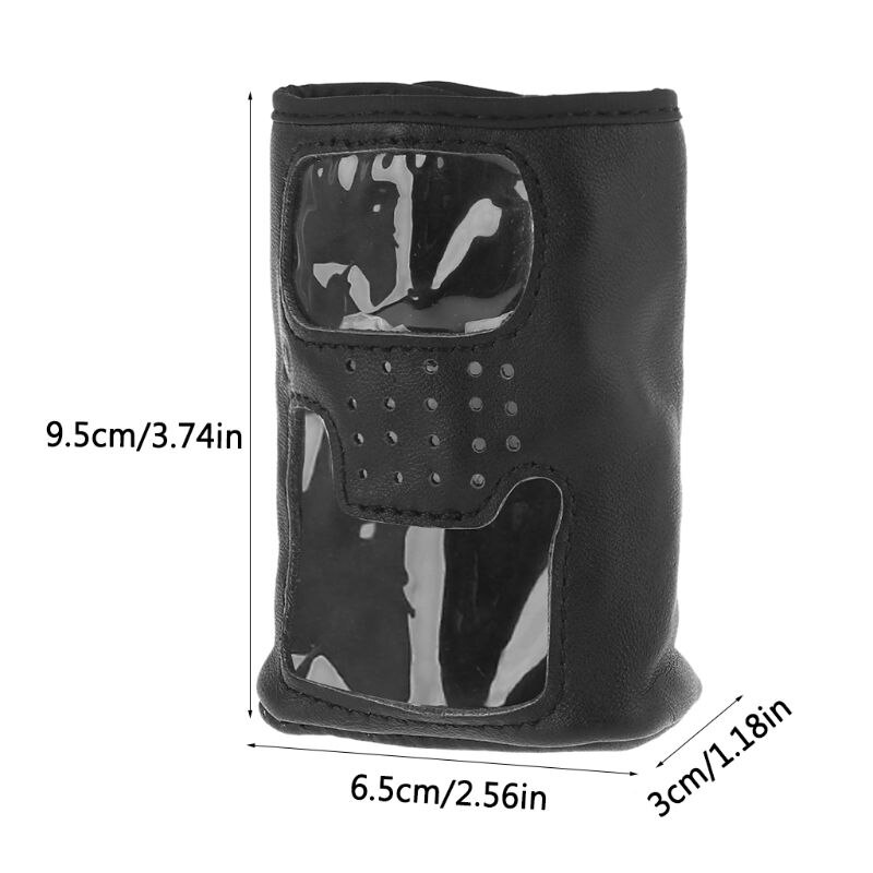 Caso de couro walkie talkie capa protetora para yaesu VX-6R/7r rádio portátil