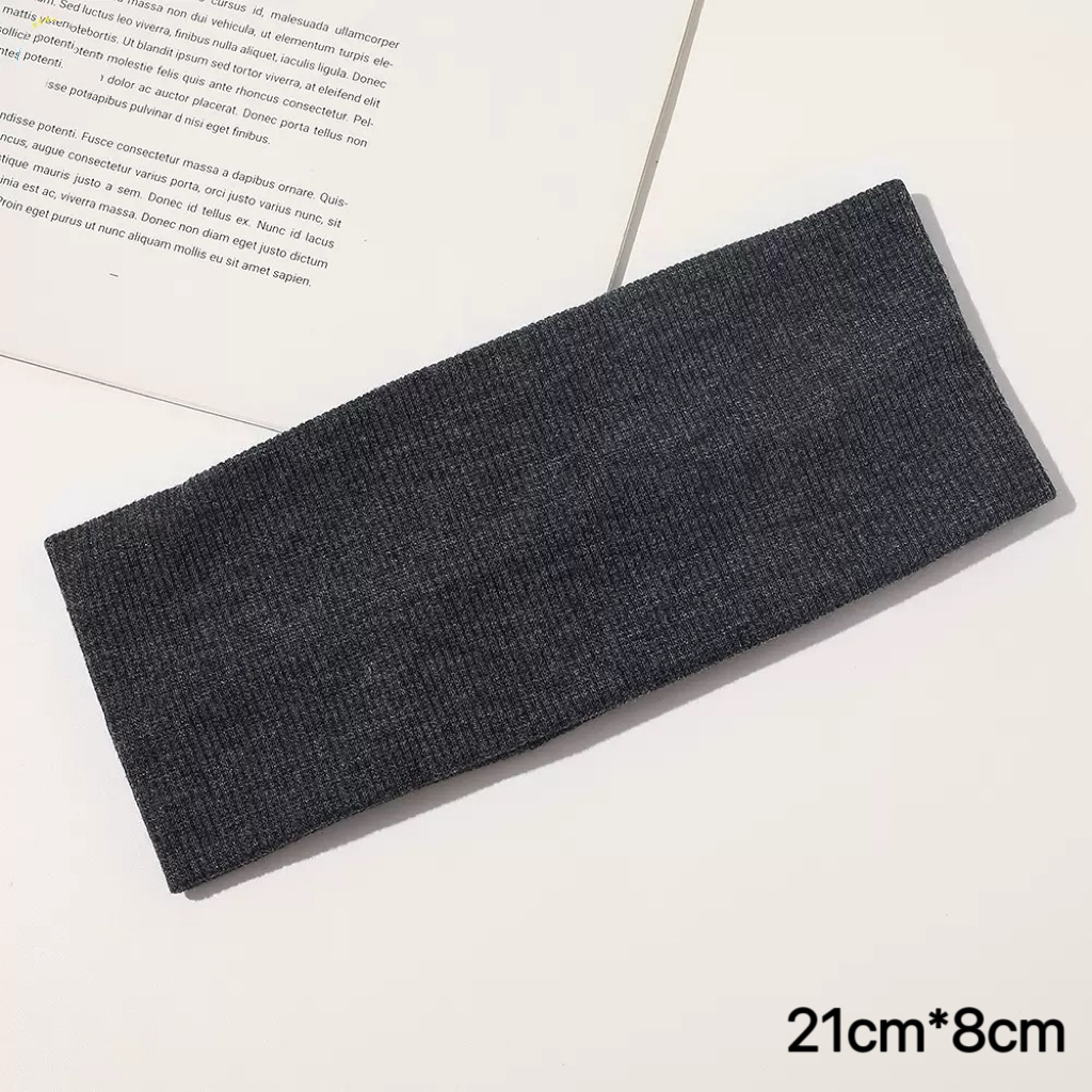 1 Stück schwarze Stirnbänder für Frauen, rutschfest, weiches Haar-Accessoire, Sterne-Kopfwickel für Frauen, Yoga, trainieren: Blau