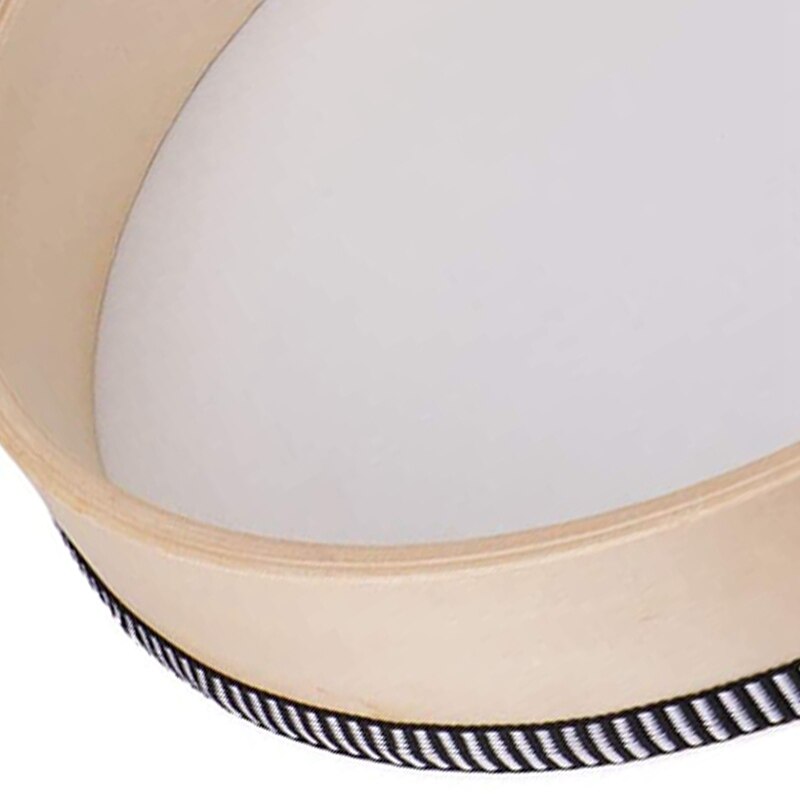 10 Polegada instrumento de percussão de pandeiro para tambor de madeira portátil com baqueta percussão musical brinquedo