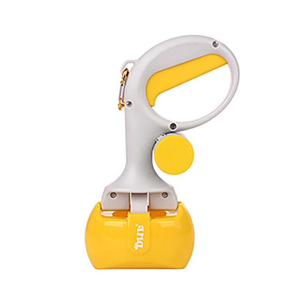 top USEFULL DIIL perros gatos pick up dog pala para excrementos productos de limpieza de mascotas inodoro 0428: yellow
