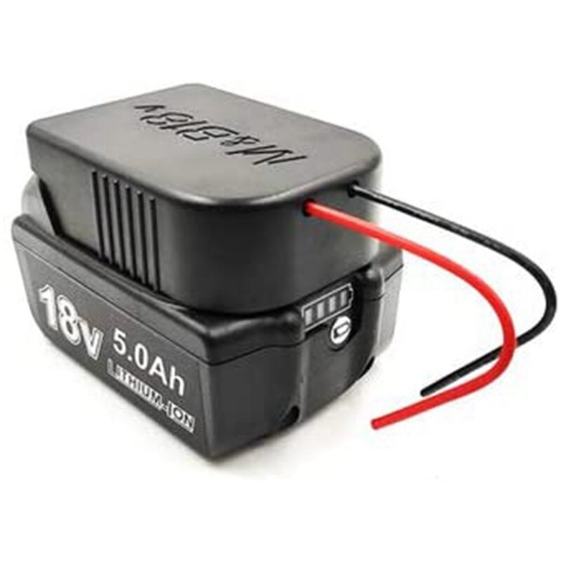 Til makita 18v/14.4v batteri adapter, batteri power mount stik adapter dock holder 14 awg ledninger