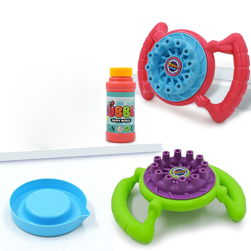 Bubble Machine Voor Kids Jongens Meisjes Hand Held Bubble Blower Speelgoed Met Voor Outdoor Of Indoor Gebruik Speelgoed Fun Bellen spel Voor Kinderen Bi