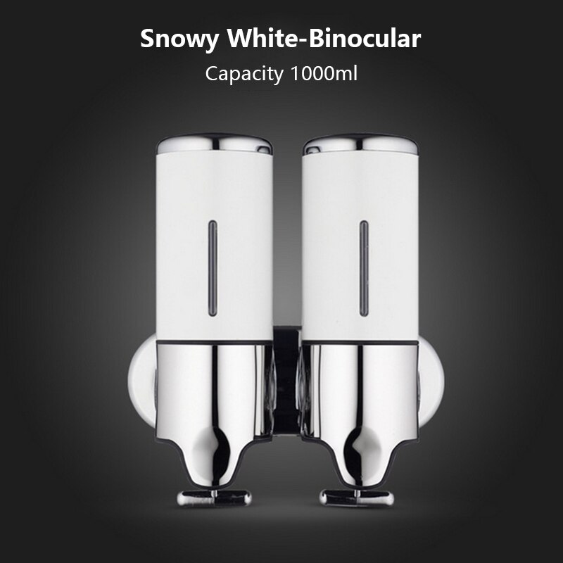 1 Pc 1000ml Hand Soap Dispenser Wall Mount Shower Liquid Dispensers Containers Bathroom Washroom Soap Dispensers Pump: 03