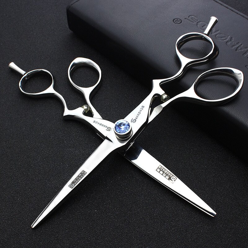 6 inch hairdressing scissors special scissors hair salon haircut sharp blue red exquisite scissors set