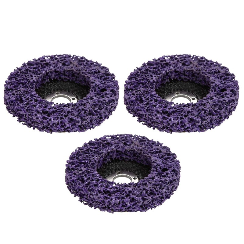 3 sztuk 100mm rozebrać się koło dysk ścierne szlifierki anioła czyste narzędzie robić usuwania rdzy/farby/łuszczenia