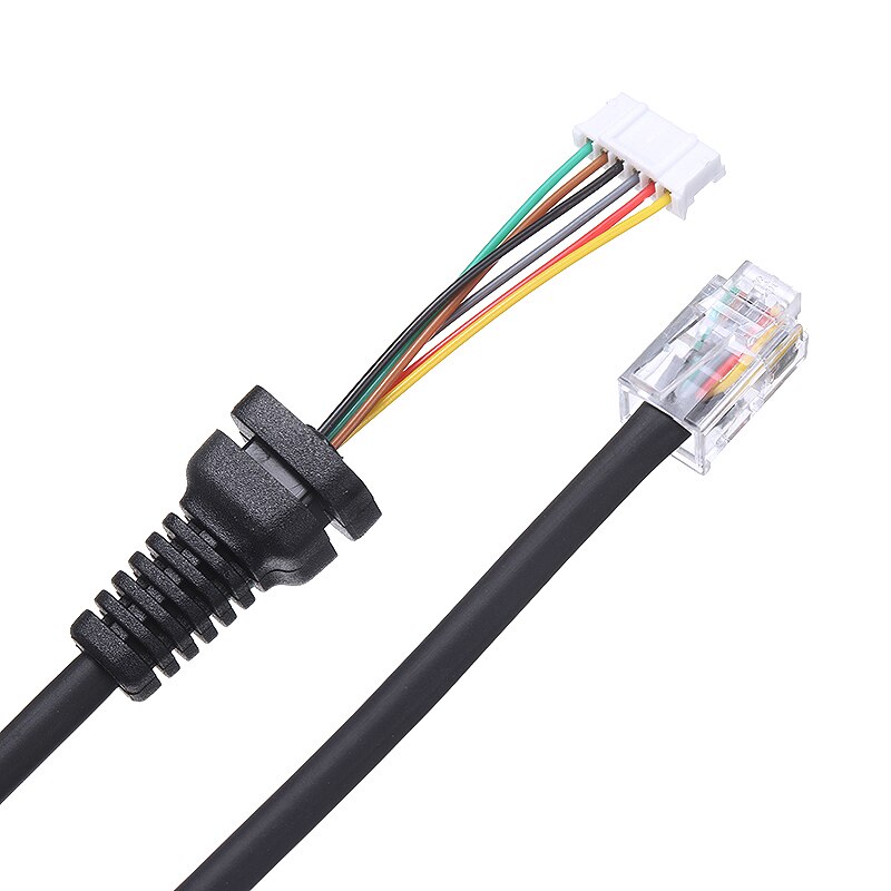 Replacement Microphone Cable Mic Cord Wire For Yaesu MH-36B6J FT-100 FT-100D FT-90R FT-2600M FT-3000M