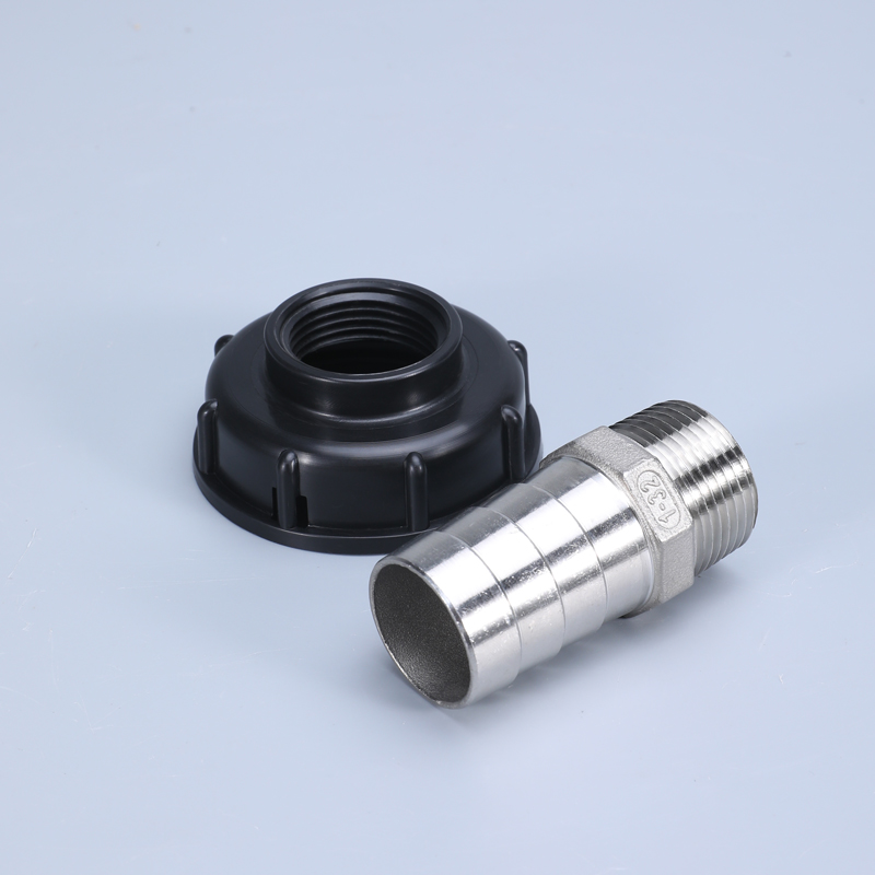 S60x6 Grobgewinde IBC Wassertankadapter 1/2" 3/4" 1" Gartenschlauch Rohrverschraubungen Abflussanschluss