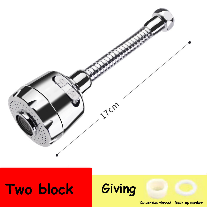 3 Modi Kraan Adapter Beluchter Bubbler 360 Draaibare Hogedruk Kraan Filter Extender Waterbesparende Keuken Gadget Kraan Mondstuk: Rood
