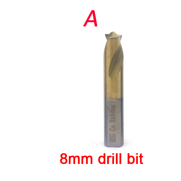 Wilin Taiwan Pneumatic tools air tools car welding spot weld drill Drill bit 6.5mm 8mm 1/4 Inch 5/16 Inch: A 8mm 1PC