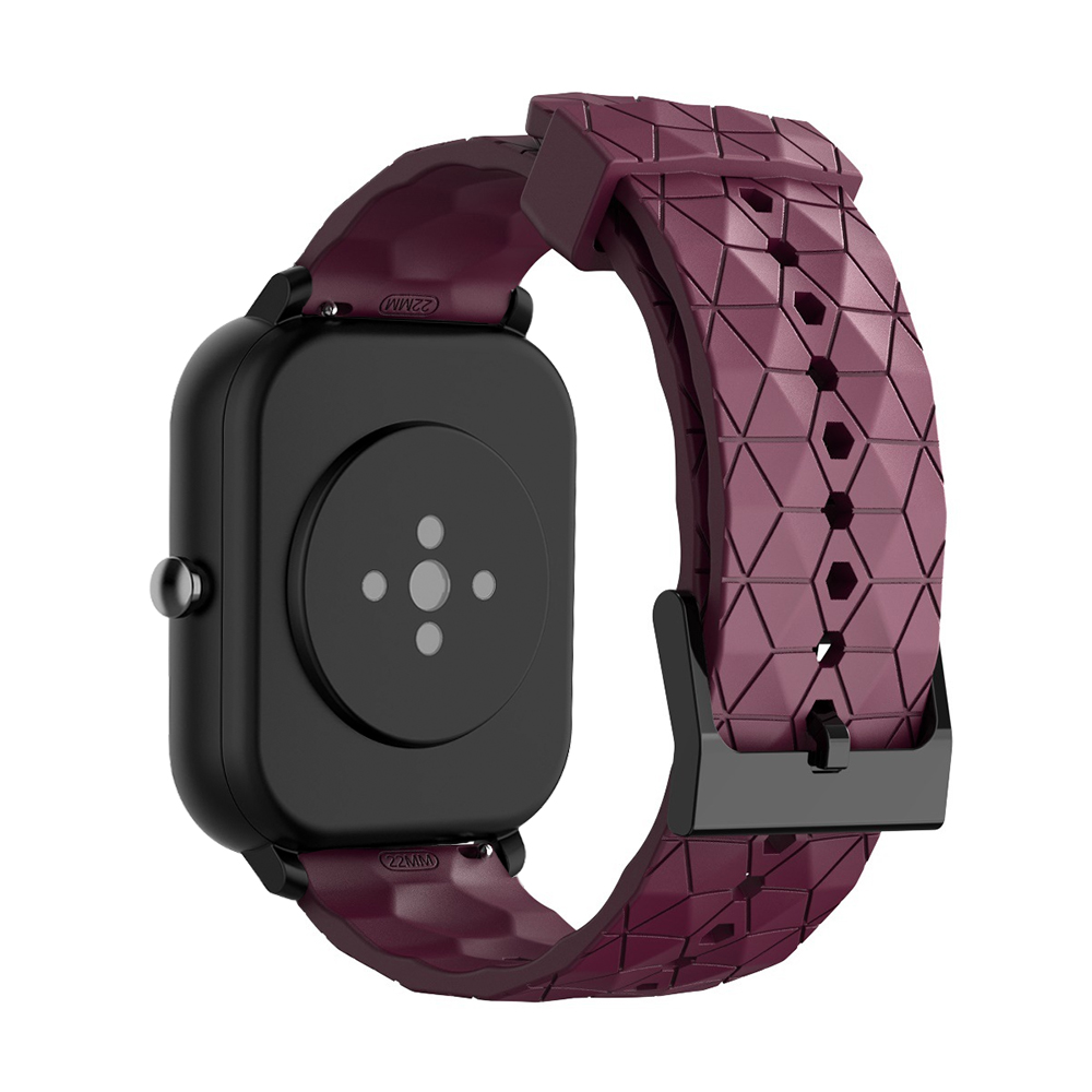 20mm/22mm -reim til amazfit gts 4/2/2e/3/ gts 2 mini/gtr /4/3/ pro/gtr 2/42mm/ stratos silikonarmbånd amazfit bip-rem: Blå hvit / 20mm