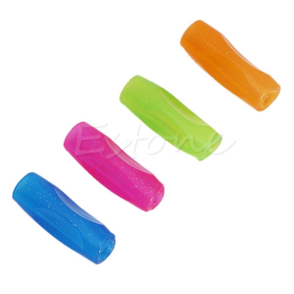 4 Uds empuñadura de goma blanda pluma ortopédica superior lápiz agarre herramienta para practicar caligrafía