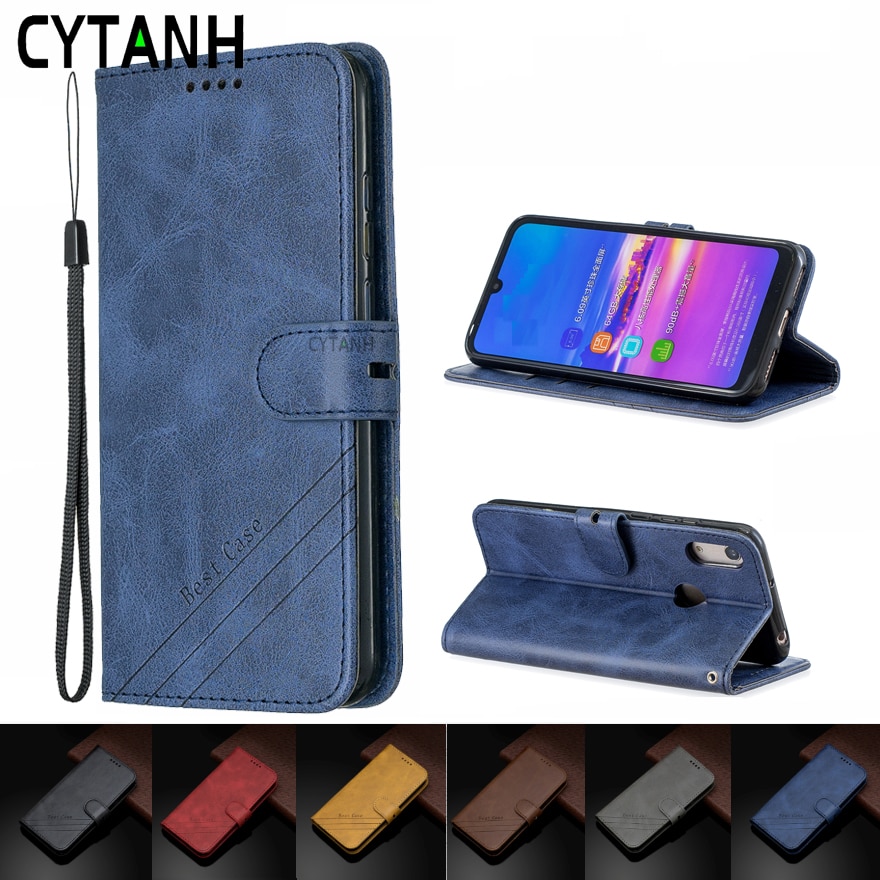 Étui pour Samsung Galaxy A20 étui à rabat en cuir sur pour Coque Samsung A20 Coque de téléphone Galaxy A20E A 20e Funda housse de portefeuille magnétique