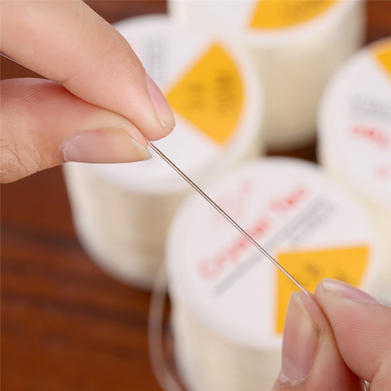 Transparent Stretch Elastic Spool Rope Cord Crystal Thread String DIY Handmade Jewelry Making Beading Bracelet Fishing Wire 100M