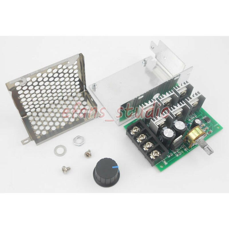 DC 9-60V 12V 18V 24V 36V 48V 40A PWM DC Motor Speed Controller Speed Regulator High Power Potentiometer For 785/775 Motor