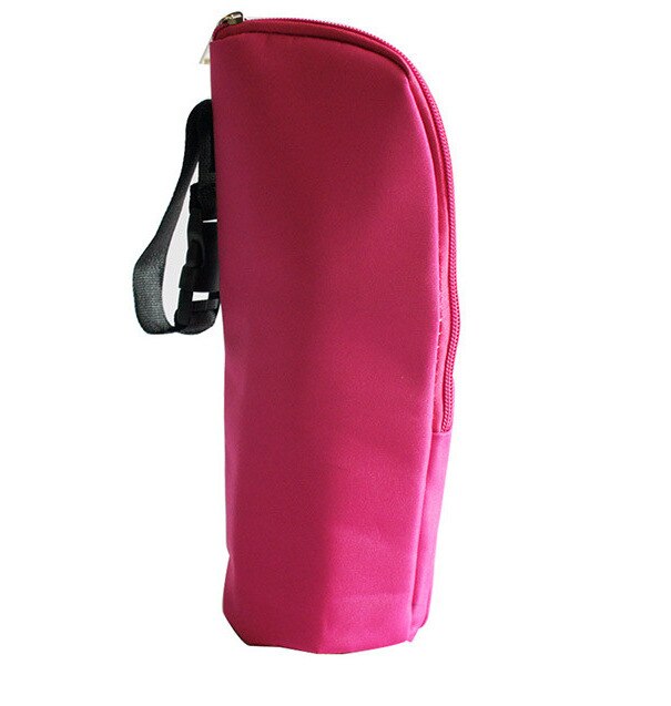 1 unidad de biberón de leche para bebé, bolsa de aislamiento con calentador de leche, bolsa térmica para biberón, termo, biberón, bolsa para biberones: Rose
