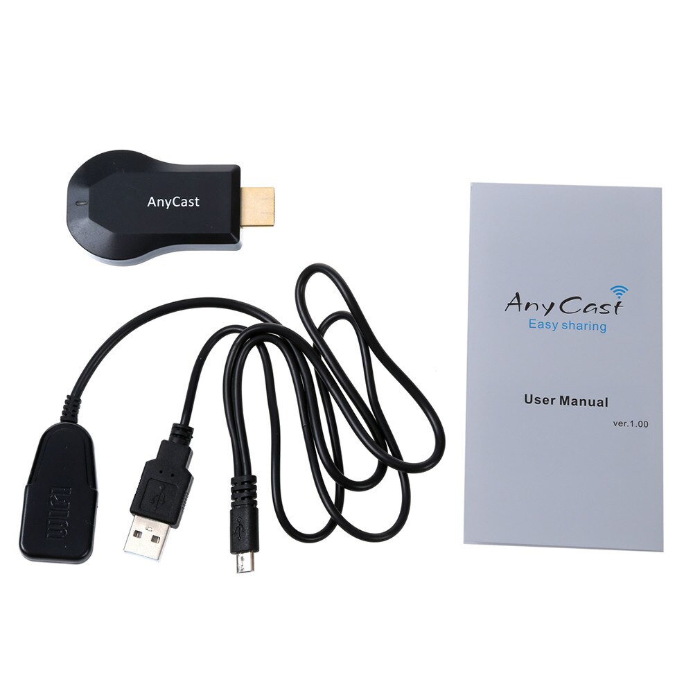 Anycast M2 Plus Miracast TV Stick Adapter Wifi Display Mirror Receiver Dongle MirrorScreen Wireless HDMI 1080p for ios andriod