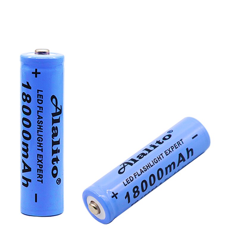 18650 Li-Ion battery 18000mah rechargeable battery 3.7V for LED flashlight flashlight or electronic devices batteria