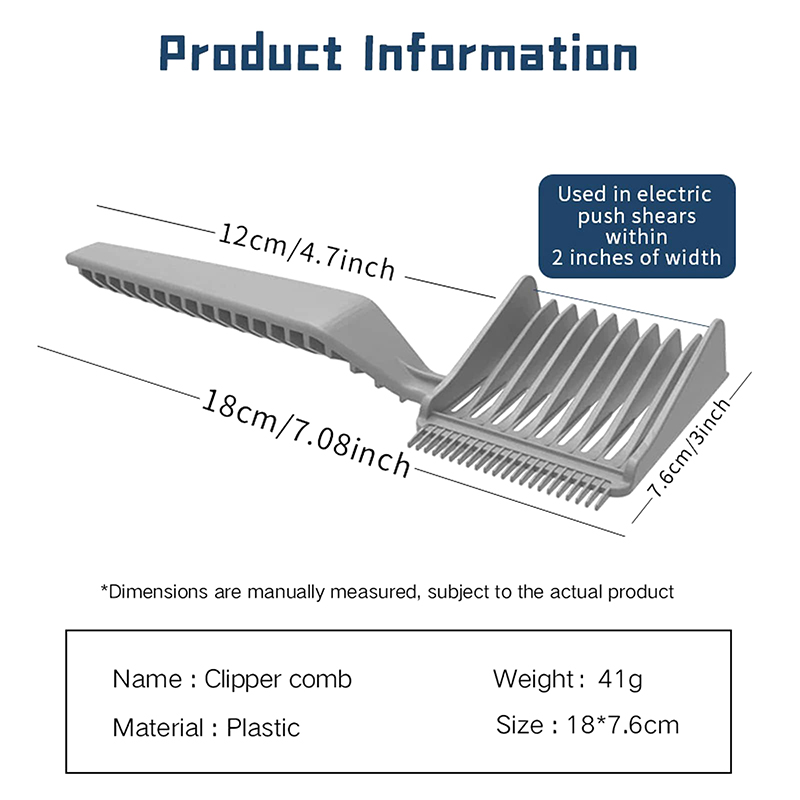Heren Gradiënt Kapsel Kam Haar Knip Tool Professionele Haar Kam Styling Tools Mannen Platte Top Gids Kam Kapsel Tripper