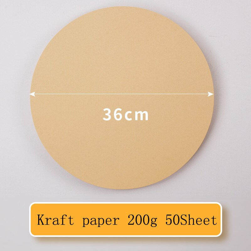 50PCS Kraft Sketch Paper 200/G Hand-Painting Sketch Paper Card Postcard for Sketch Drawing Pencil &amp; Pastel Art Supplies: 36cm Kraft paper