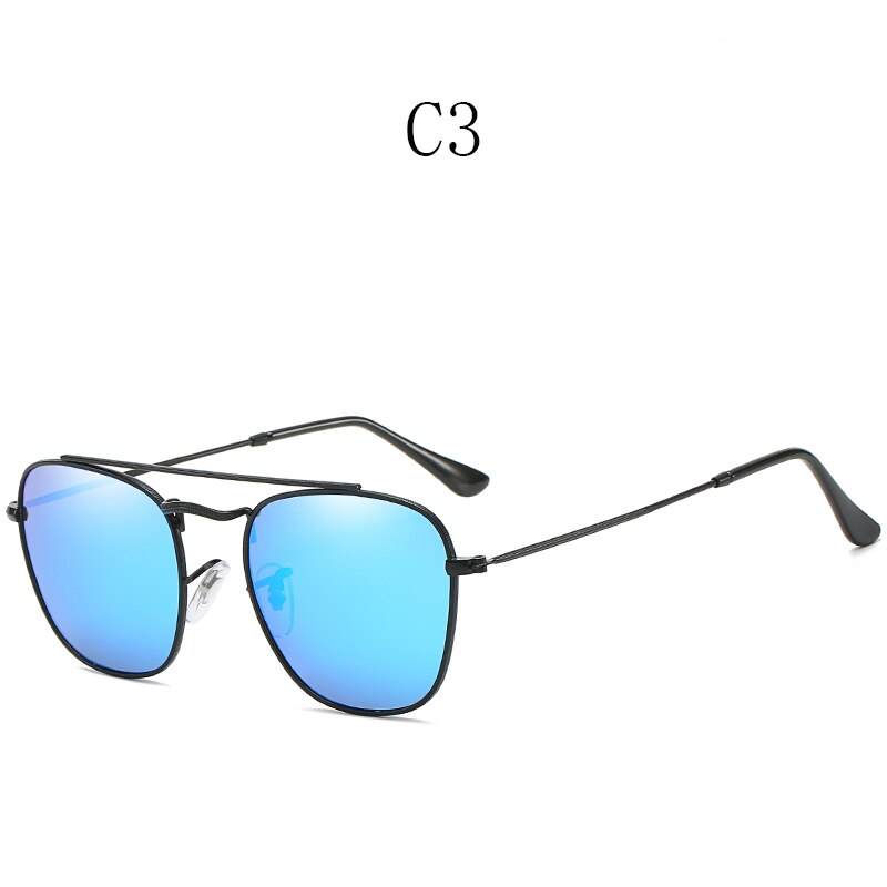 Polaroid lunettes de soleil unisexe carré Vintage pêche lunettes de soleil lunettes de soleil polarisées lunettes de soleil rétro pour femmes hommes UV400: 11-SHL3557-C3