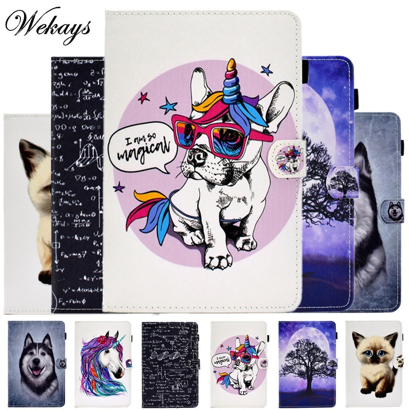 Cover Voor Samsung Galaxy Tab S6 Lite 10.4 "SM-P610 SM-P615 Cartoon Hond Leather Stand Case Voor Samsung Tab S6 lite Covers Cases