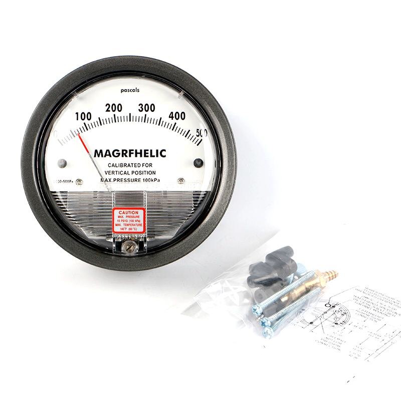 0-500Pa Micro Differential Pressure Gauge High Precision 1/8 "NPT Air Pressure Meter Barometer TE2000