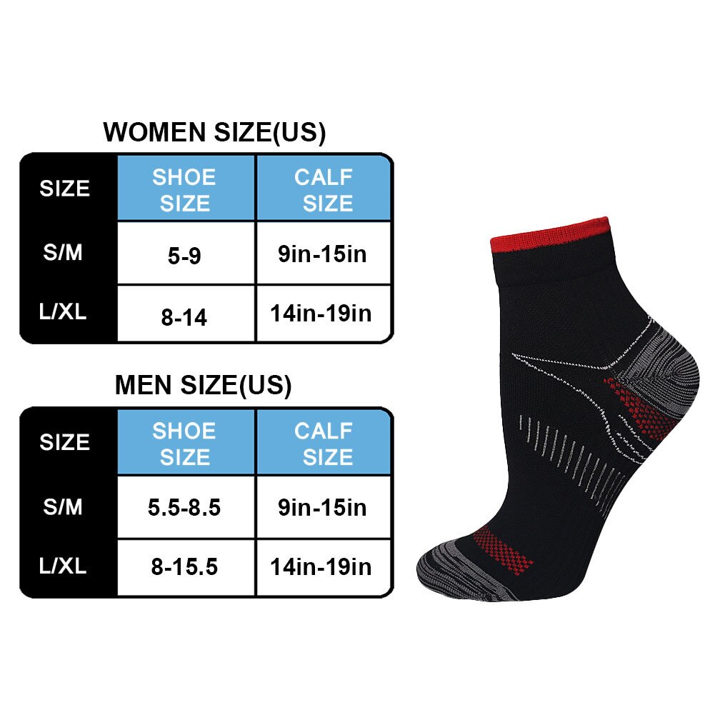 2 Paare Plantar Faszie Kompression Socken Kompression Socken Schweiß-saugfähigen Deodorant atmungsaktive schwitzt Sport Druck Socken