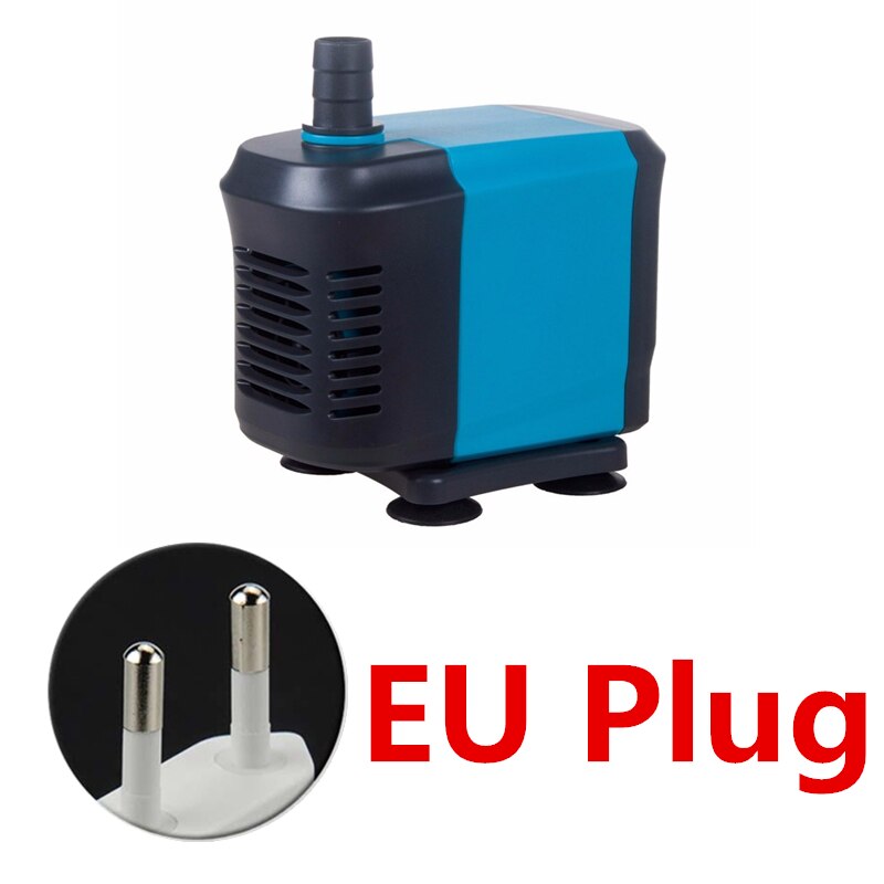 220-240V Submersible Water Circulating Pump Fish Tank Power Fountain Aquarium Hydroponic Pond Pump To Build Waterscape: EU Plug / 20W