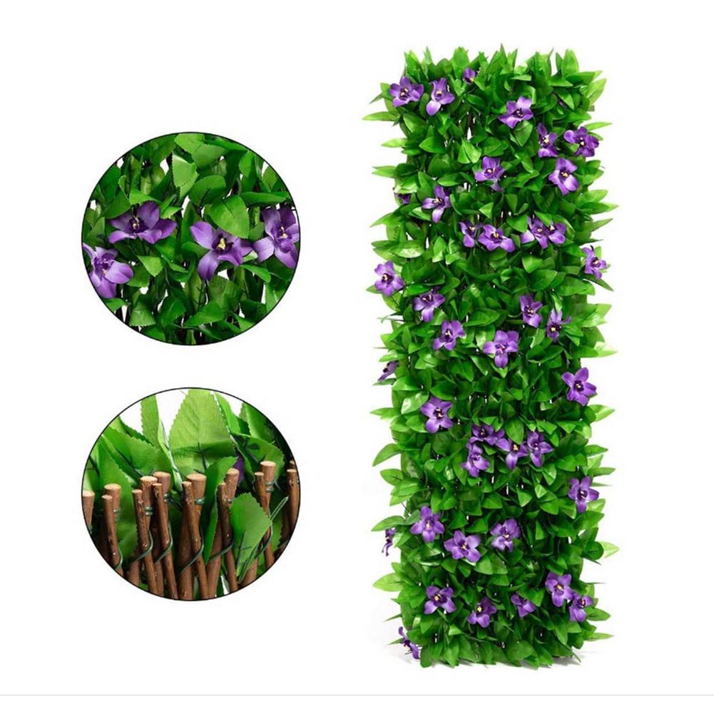 Artificial Leaf Privacy Fence Wall Landscaping Fence Privacy Fence Screen Outdoor Garden Backyard Balcony Fence Panel