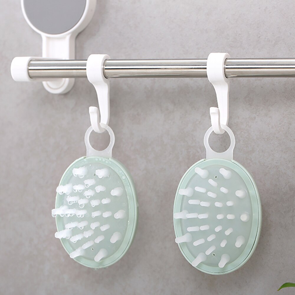 Peine para bebé, champú sólido, masajeador de pelo del cuero cabelludo, cepillo seguro, lavado de cabello para niños, masaje de cabeza portátil, artículos para bebés